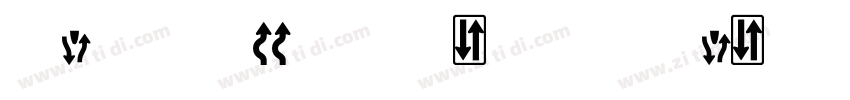 Roadgeek Transport H字体转换 Roadgeek Transport H字体转换